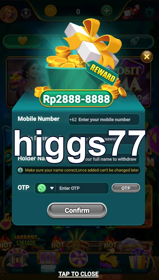 higgs77 Tangkapan Layar - APK Resmi